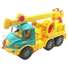 Машинка Автокран Атлантис (бирюза+желтая)