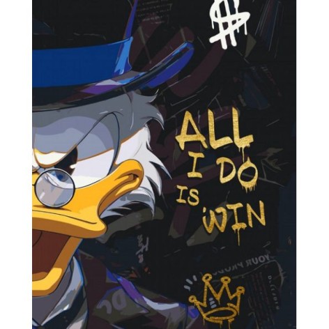 Картина за номерами "Скрудж Макдак" 40х50 см