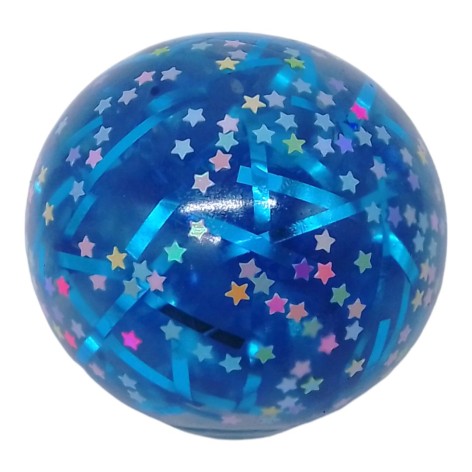 Антистресс с конфетти Шар сапфировый