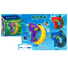 Водяний автомат 19-23-22см, акум, світло, USBзарядне, 3 кольори, в кор-ці, 21-21-19см 