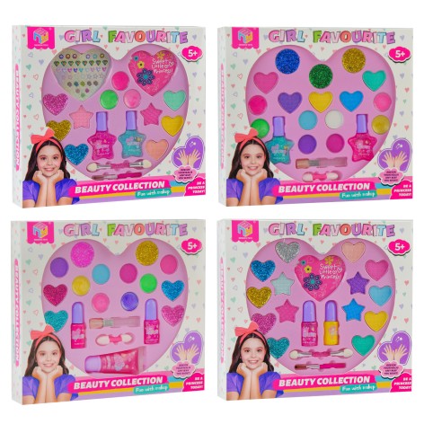 Косметика 4 види, тіні для повік, блиск, лаки, аксес планш. 20*18*3,3см 