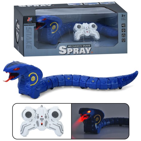 Игрушка Змея кобра на радиоуправлении 2,4G 62см с дымом, звуком и светом