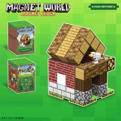 Іграшковий набір магнітний, з магнітними тваринами, кор. 8,3*7,4*13см 