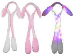 Іграшка-вушки хутряні зі світлом 