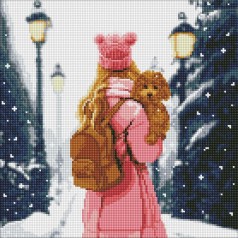 Набор с алмазной мозаикой без подрамника 