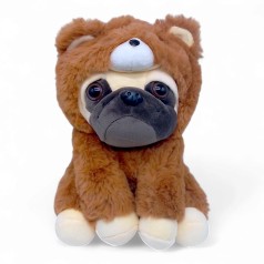 Мягкая игрушка "Мопс в капюшоне" (20 см) мишка