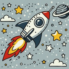 Картина за номерами для дітей Ideyka 