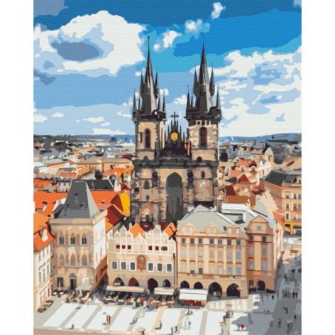 Картина за номерами: Ратуша Праги