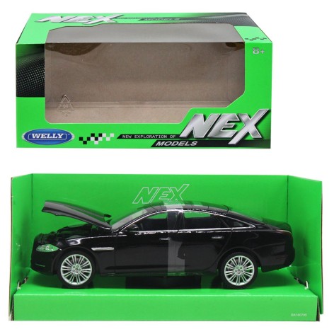 Машина металлическая арт. 22517W WELLY 1:24 JAGUAR XJ, черная