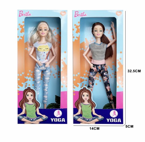 Кукла Bertha 28см YL815-5 йога 2в.кор.32,5*5*14 