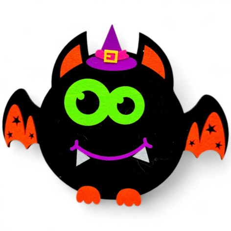 Корзинка (сумочка) из фетра "Летучая мышь" (23 см)