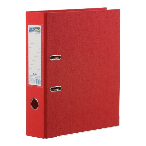 Папка-реєстратор ELITE двостороння А4 70/75 мм червона