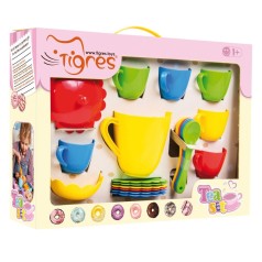 Набір посуд Ромашка, 28 ялин веселковий