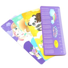 Набор закладок ламинированных для книг, 4 шт.