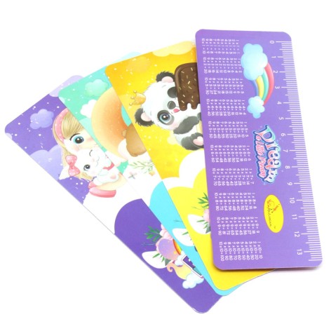 Набор закладок ламинированных для книг, 4 шт.