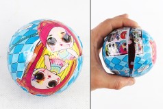 УЦЕНКА 30% Кукла-сюрприз "LL"  с аксессуарами  в яйце 4 вида, в кор. 