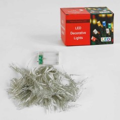 Гірлянда штора 180 лампочок 3х0,75 метрів від USB білий світло 8 режимів C61481