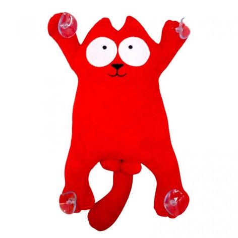 Мягкая игрушка "Кит Саймон" (32см) (КРАСНЫЙ)