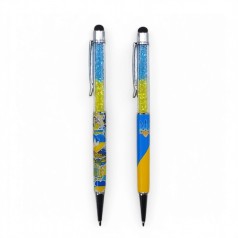 Ручка кулькова "Touch pen (стілус) - Символи України", мікс, 1 штука