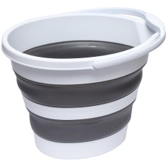 Відро складане 10л 27*34см 117-011 силікон/пластик