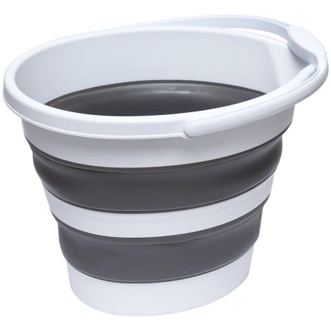 Відро складане 10л 27*34см 117-011 силікон/пластик