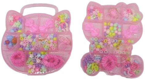 Набір для плетіння-намистинки з БІЖУТЕРІЄЮ в кор. Коти-2в. (10 * 12)