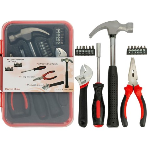 Набір інструментів з викруткою та бітами у кейсі FS-6