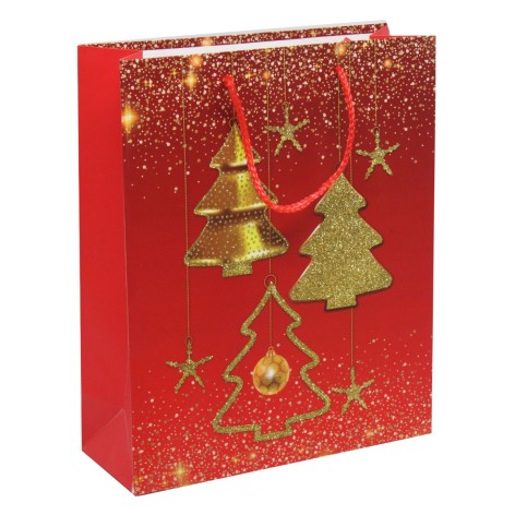 Пакет подарочный 32 х 26 см елка