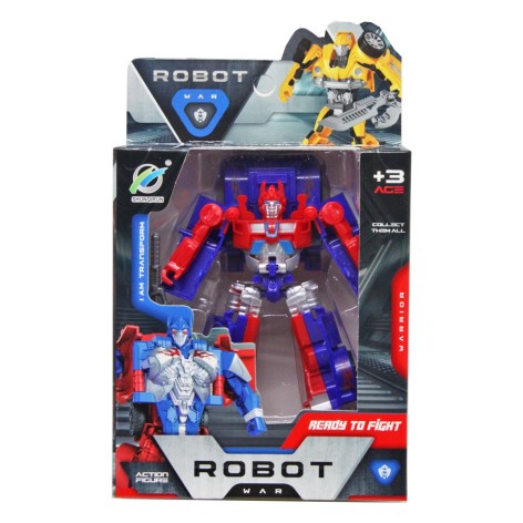 Трансформер игрушечный Robot красно-синий