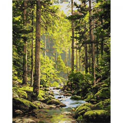 Картина по номерам "Джерело спокойствия" 40х50 см