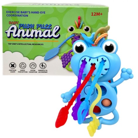 Погремушка "Лягушонок", голубой