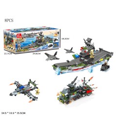 Конструктор Jie Star Aircraft пластиковый 83 детали