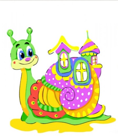 Набір для розпису по номерах Равлик з будиночком Strateg розміром 30х30 см (ES124)