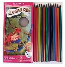 Олівці 12 кольорів пластикові Leonardo