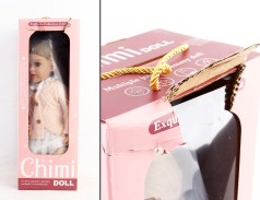 УЦЕНКА 20% Лялька реборн "Chimi Doll" - 56 см, із щільної гуми, волосся-високотемпературна перука, в кор.