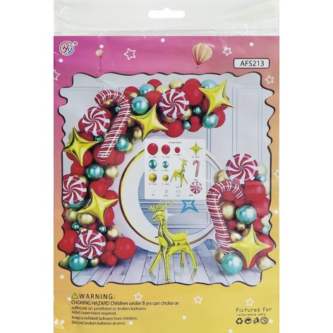 Набор воздушных шаров 126шт для создания фотозоны SP-003/AFS213