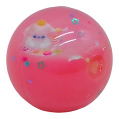 Мяч прыгун 5,5 см розовый