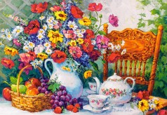 Пазли Castorland Час чаювання (натюрморт), 68 x 47 см 1000 елементів