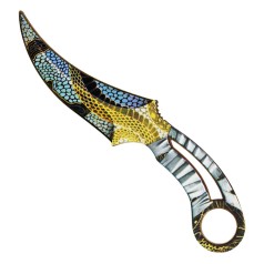 Сувенирный деревянный нож модель ФАНГ ЗМЕЙ serpent