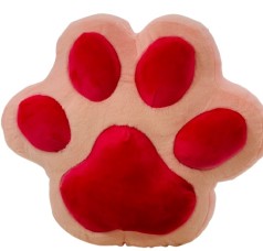 М'яка іграшка Подушка лапка середня рожево-малинова, 45 см