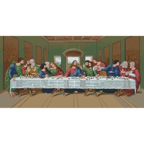 Картина по номерам Art Craft "Тайная вечеря" 40х80 см (16137-AC)