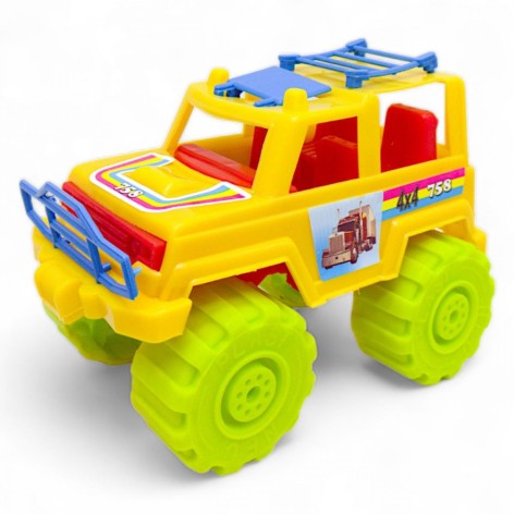 Внедорожник Джип желтый+салатовый