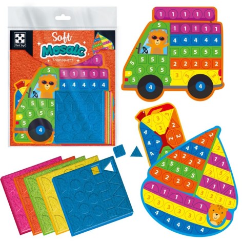 Набор для творчества со плюшевой мозаикой Vladi Toys 