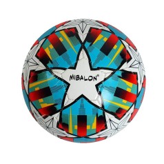 Мяч футбольный ГОРОД фиолетовый материал PVC, вес 270-290 грамм, размер №5