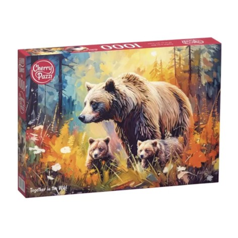 Пазлы CherryPazzi "Медведица с медвежатами" 1000 деталей (31124)