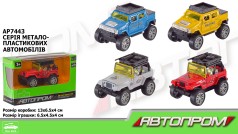 Машина металева АВТОПРОМ кор. 13*4*11см 