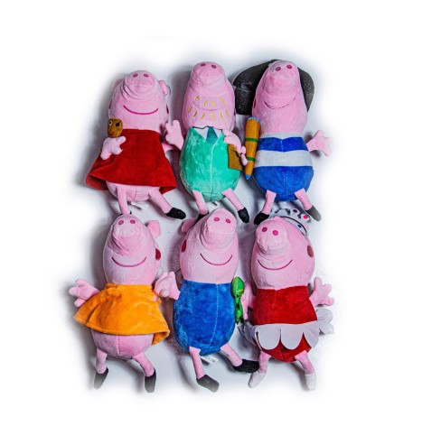 Мягкая игрушка СВИНКА ПЕППА микс герои 25см //