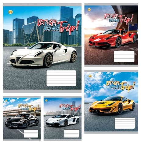 Тетрадь 12 арк.линия Твердая ТА52106 12ЛВ Авто, 25/600, 5к. цена за 25 шт.