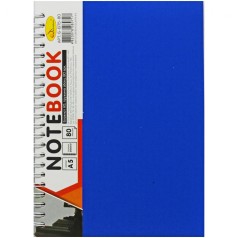 Блокнот А5, 80 л., синий