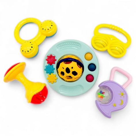 Набор погремушек "Baby toys", мятный.